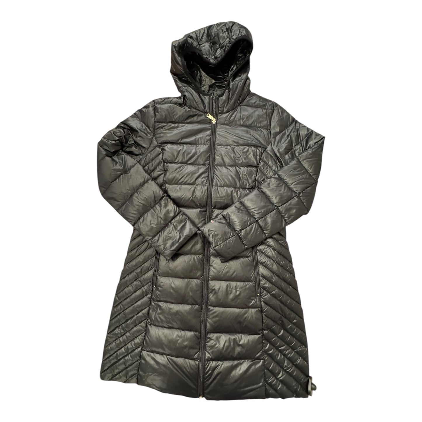 Coat Puffer & Quilted By Tommy Hilfiger In Black, Size: M