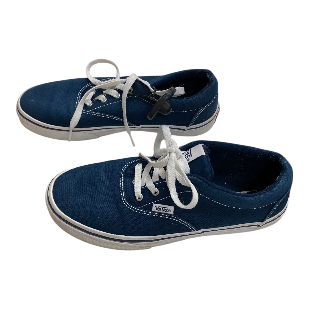 Shoes Sneakers By Vans In Blue, Size: 5.5