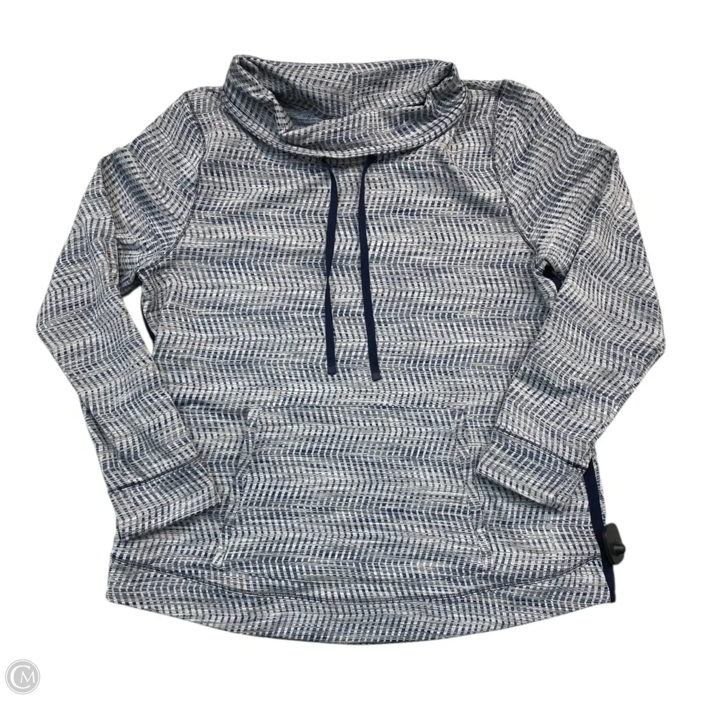 Sweatshirt Collar By Talbots In Blue, Size: Xl