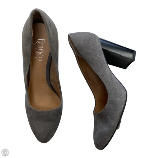 Shoes Heels Block By Franco Sarto In Grey, Size: 6.5