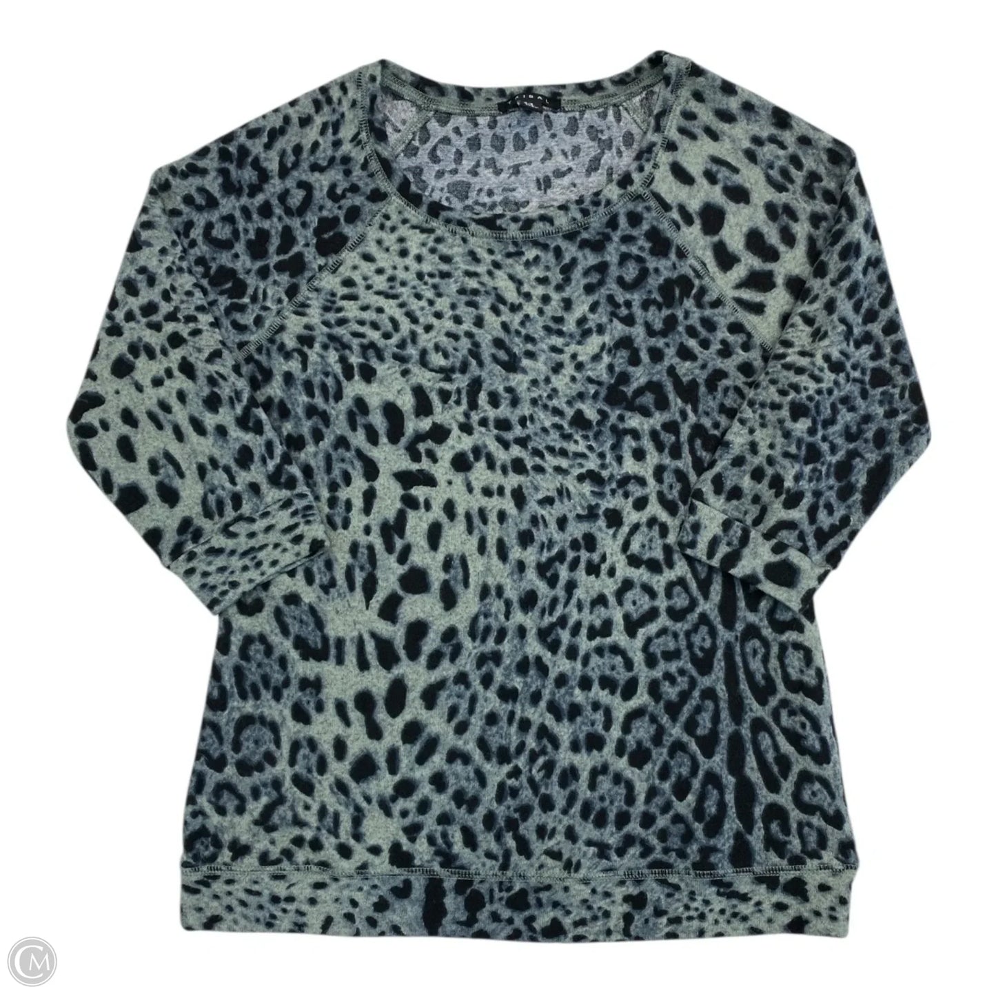 Top 3/4 Sleeve By Tribal In Animal Print, Size: S