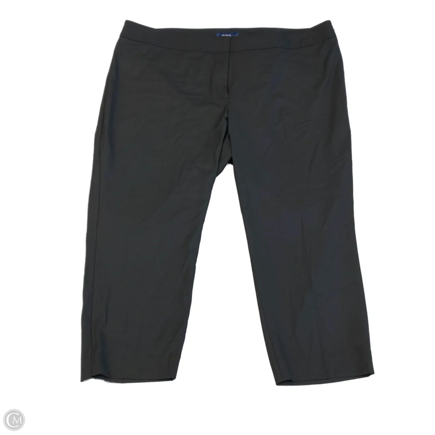 Pants Cropped By Eloquii In Black, Size: 22