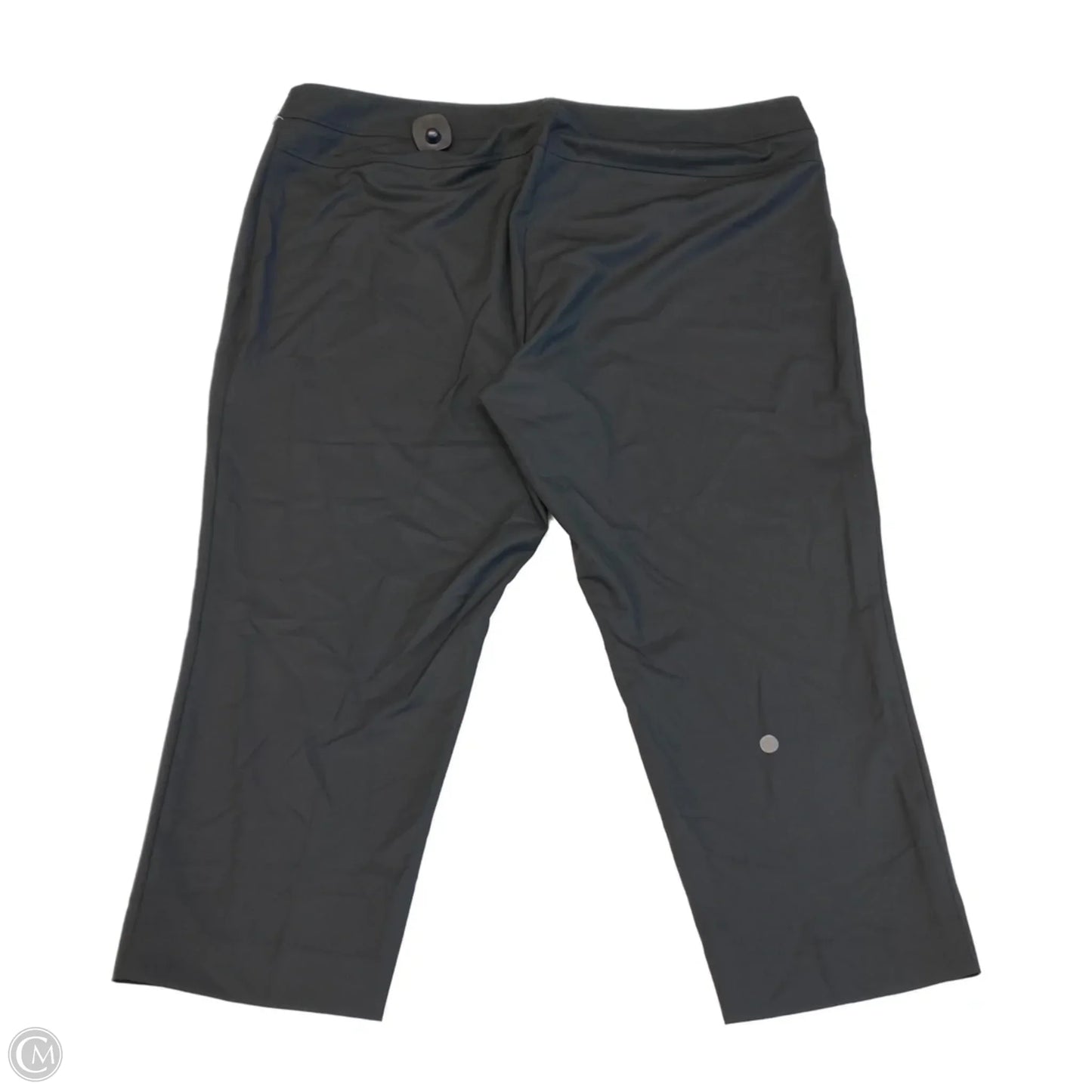 Pants Cropped By Eloquii In Black, Size: 22