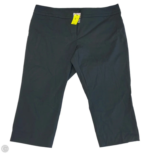 Pants Cropped By Eloquii In Black, Size: 24