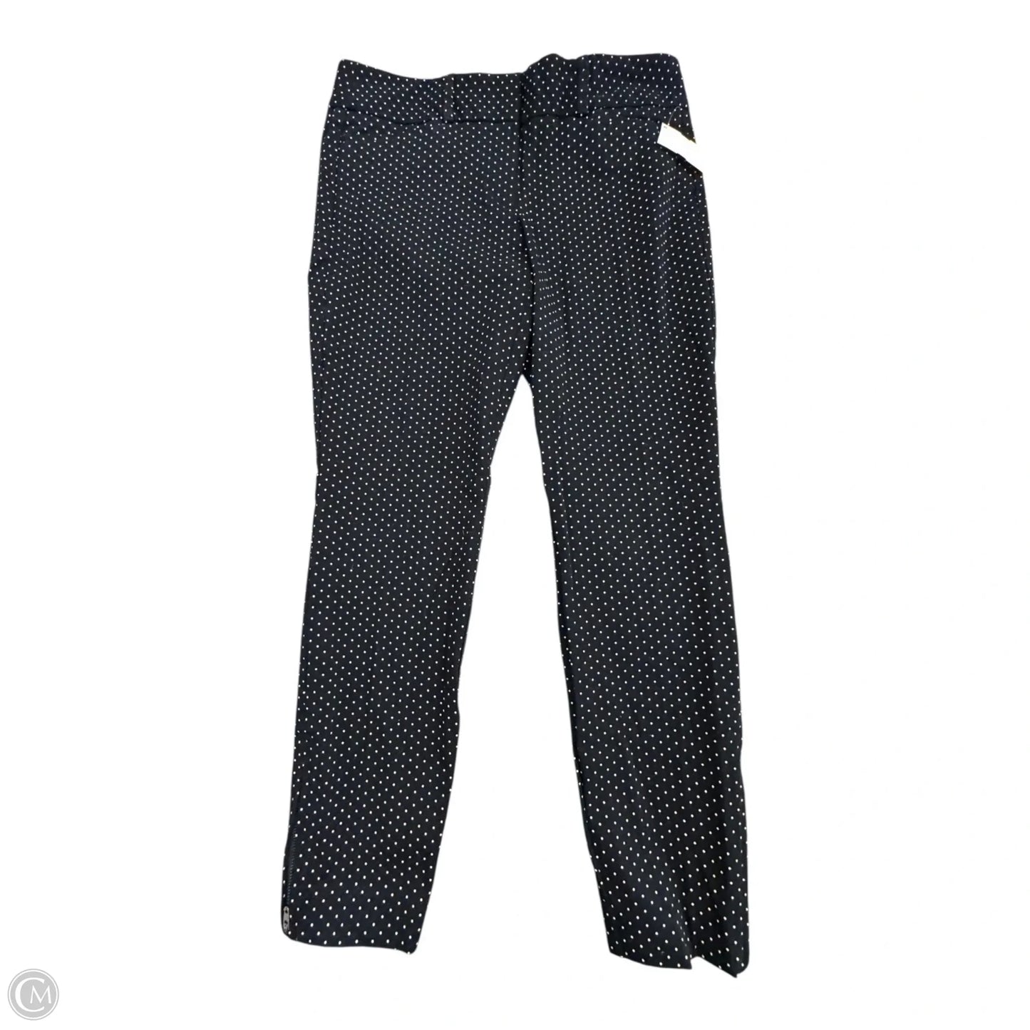 Pants Cropped By Loft In Polkadot Pattern, Size: 6