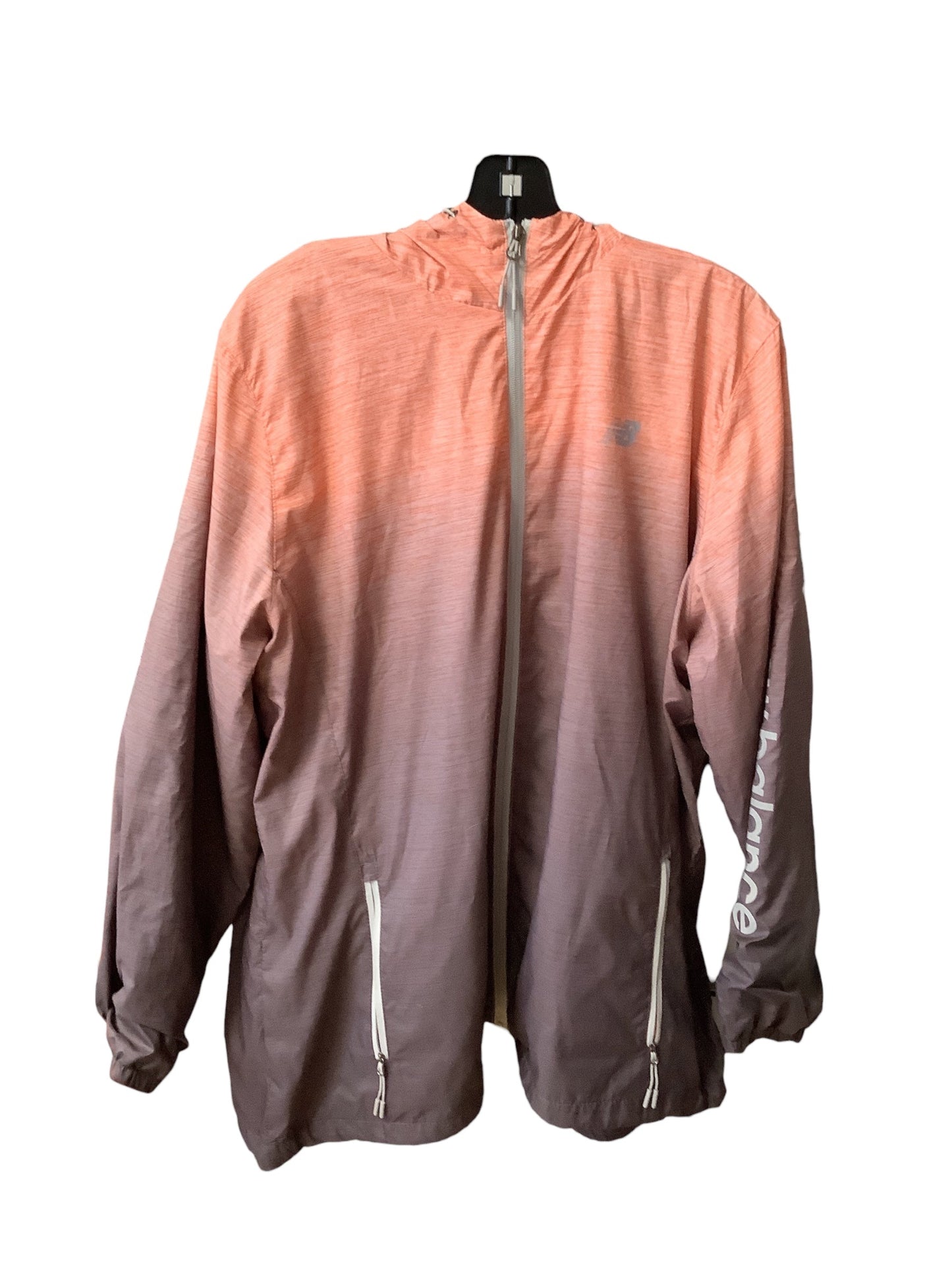 Coral Athletic Jacket New Balance, Size 2x