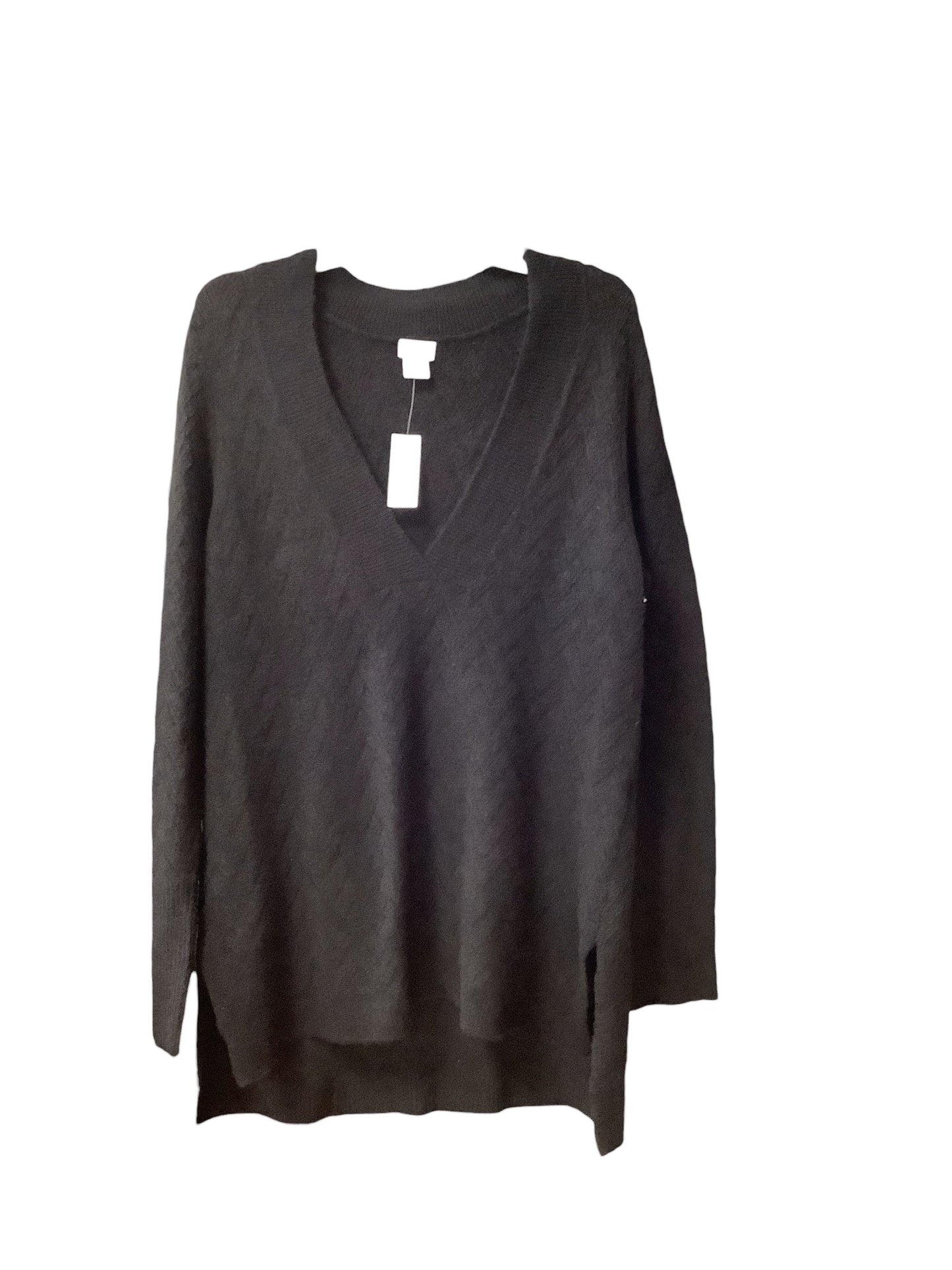 Sweater By Chicos In Black, Size: M