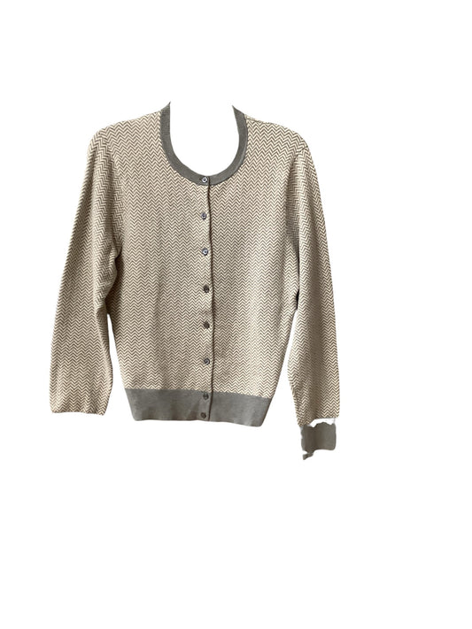 Sweater Cardigan By J. Crew In Grey, Size: Xl