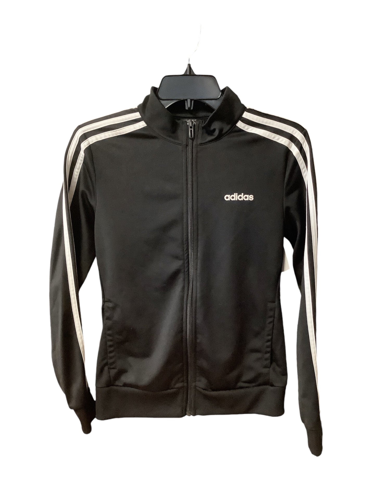 Athletic Jacket By Adidas In Black, Size: S