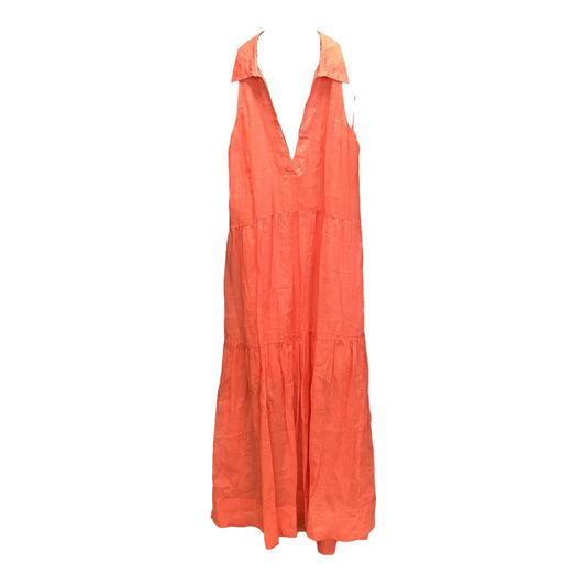 Orange Dress Designer Cma, Size 12