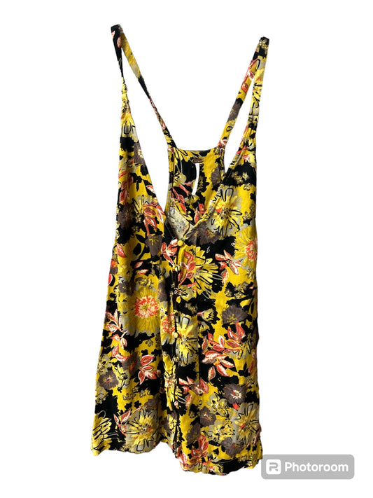Floral Print Top Sleeveless Free People, Size 2