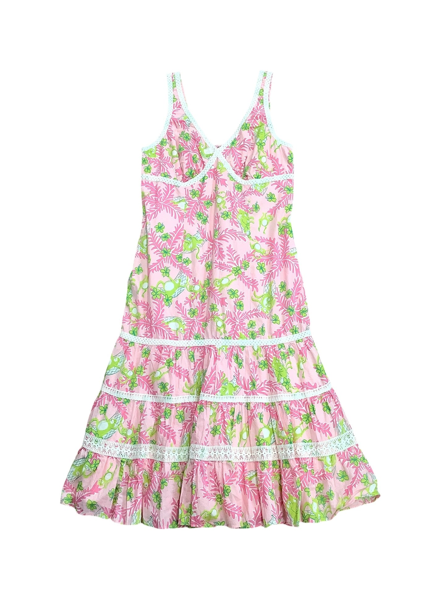 Dress Casual Midi By Lilly Pulitzer In Pink, Size: 10