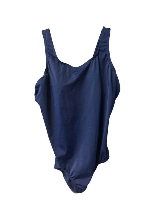 Blue Swimsuit Lands End, Size 20