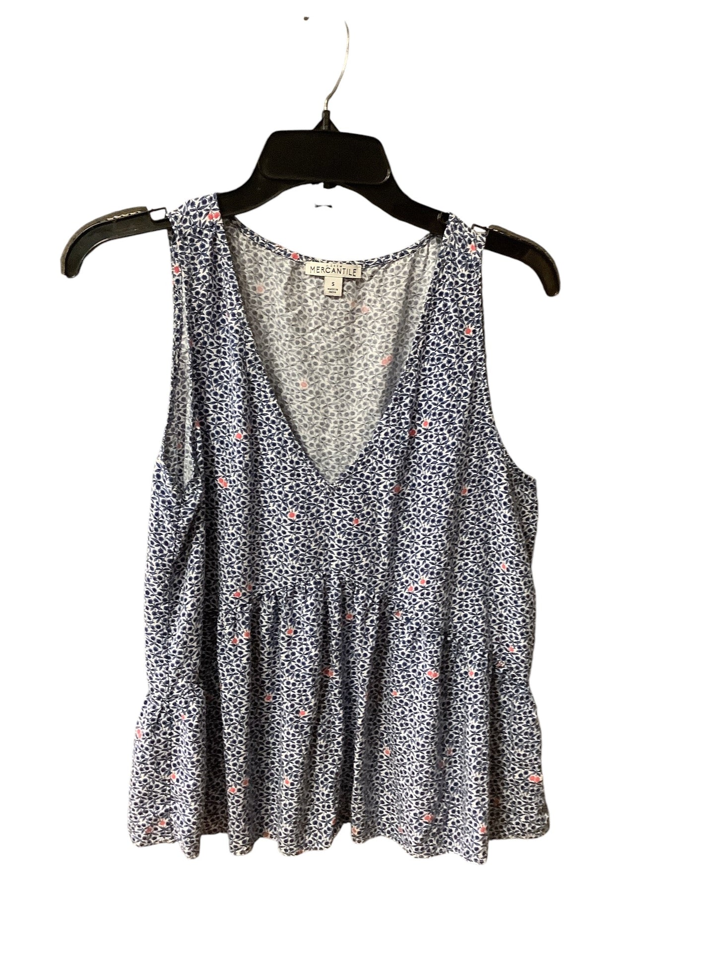 Top Sleeveless By J. Crew In Blue, Size: S