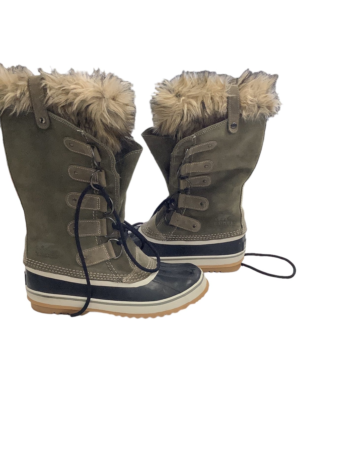 Green Boots Snow Sorel, Size 9