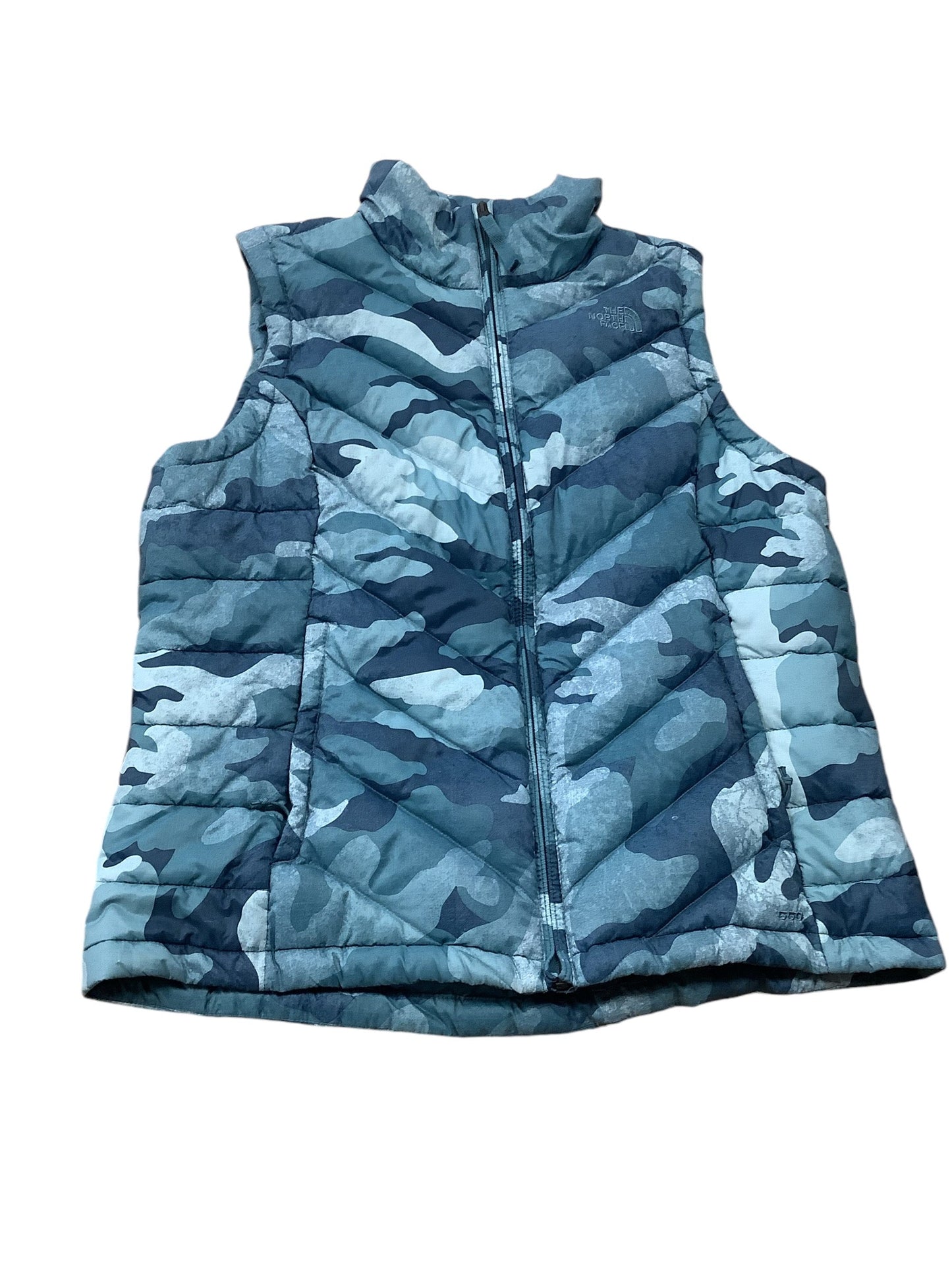 Vest Puffer & Quilted By The North Face In Blue, Size: Xl