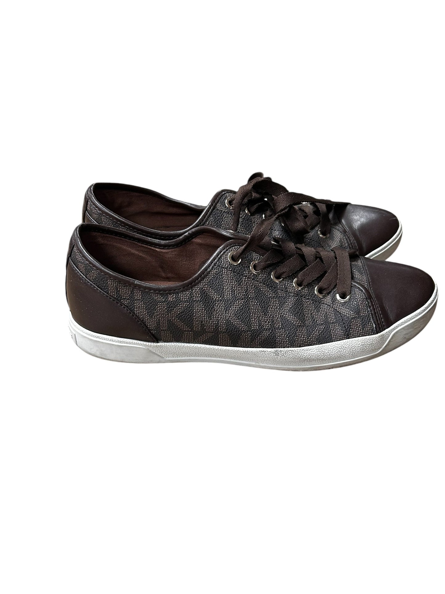 Shoes Sneakers By Michael Kors In Brown, Size: 9.5