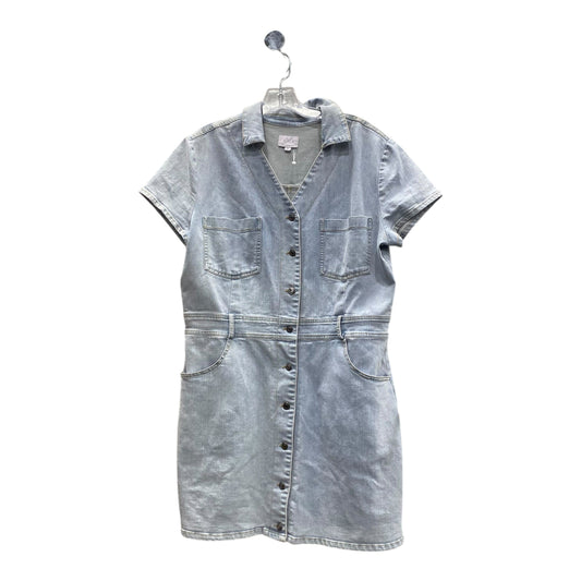 Dress Casual Midi By Thread And Supply In Blue Denim, Size:Xl