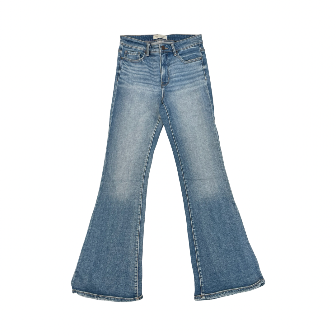 Jeans Flared By Bke In Blue Denim, Size:4