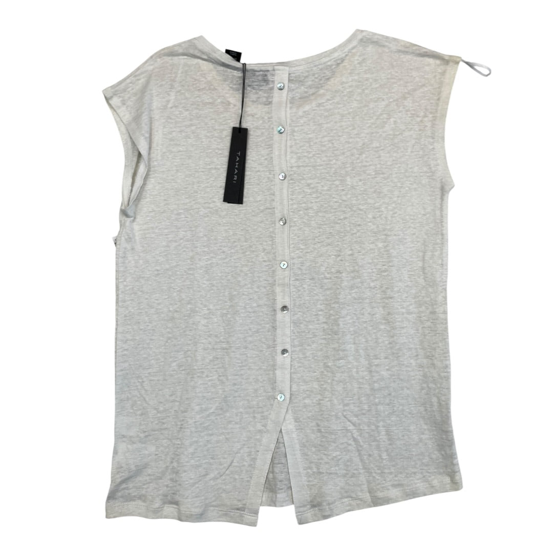 Top Sleeveless By Tahari In Tan, Size:M