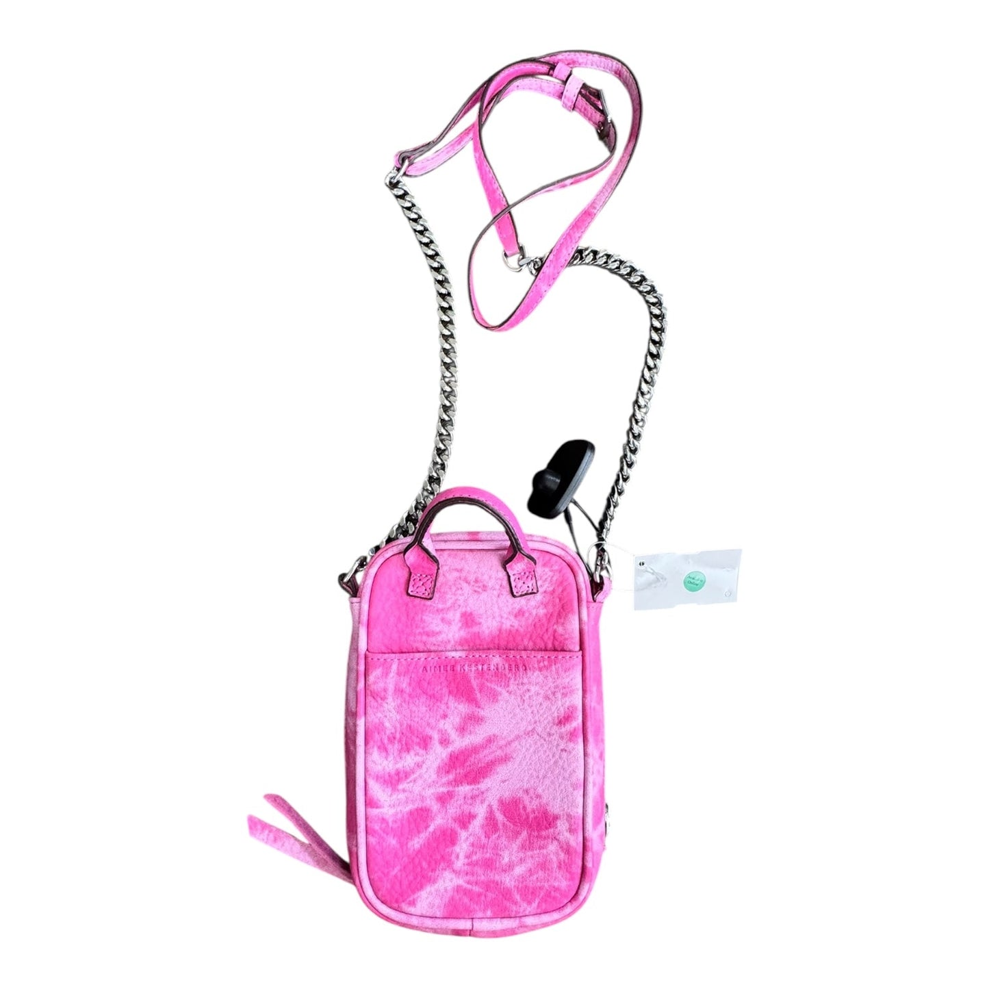 Handbag Leather By Aimee Kestenberg In Pink, Size:Small