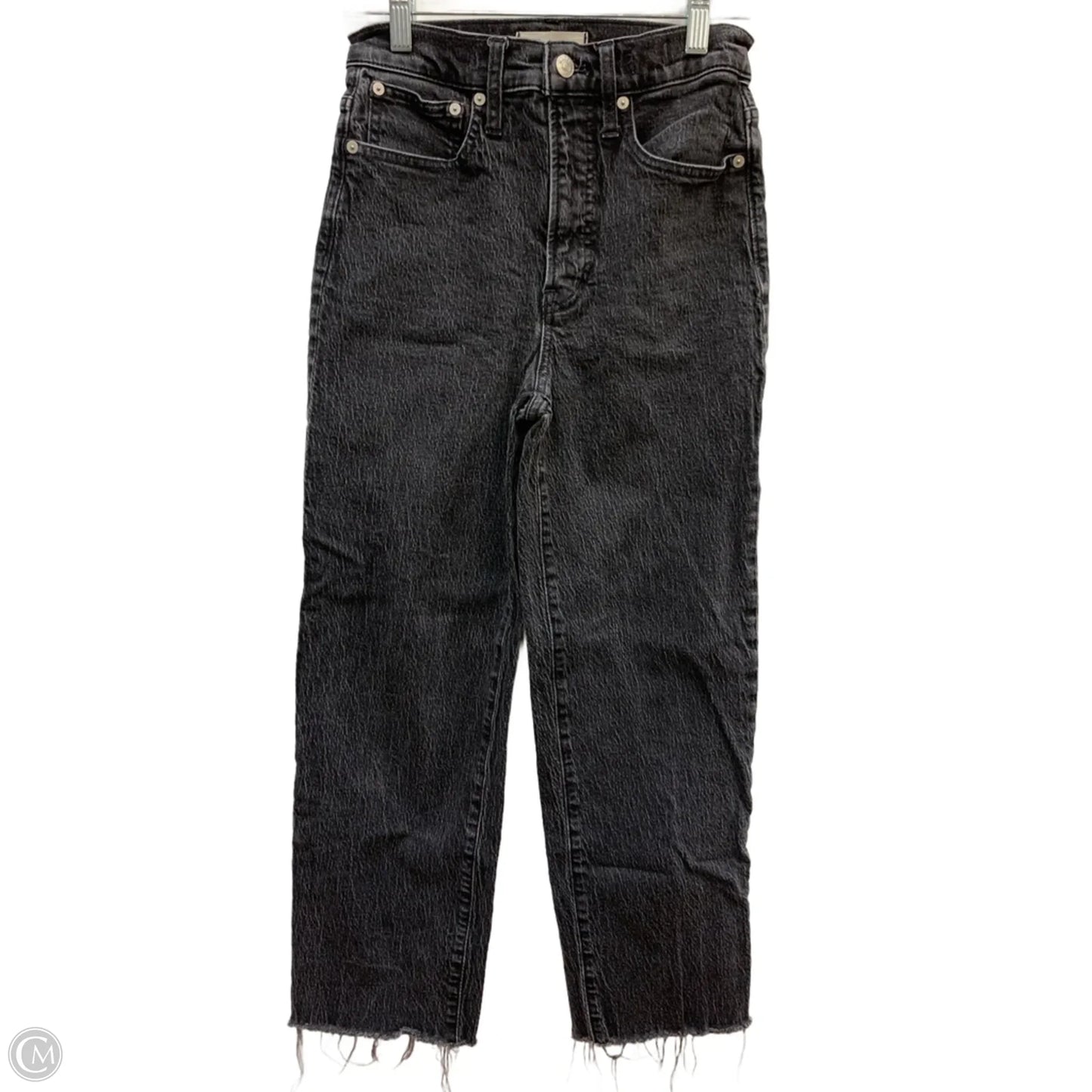 Jeans Wide Leg By Madewell In Black Denim, Size: 2