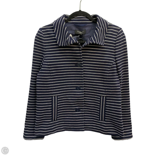 Blazer By Talbots In Striped Pattern, Size: 14p