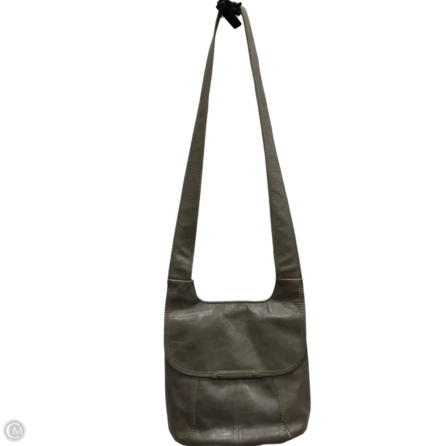 Handbag Leather By Hobo Intl, Size: Medium