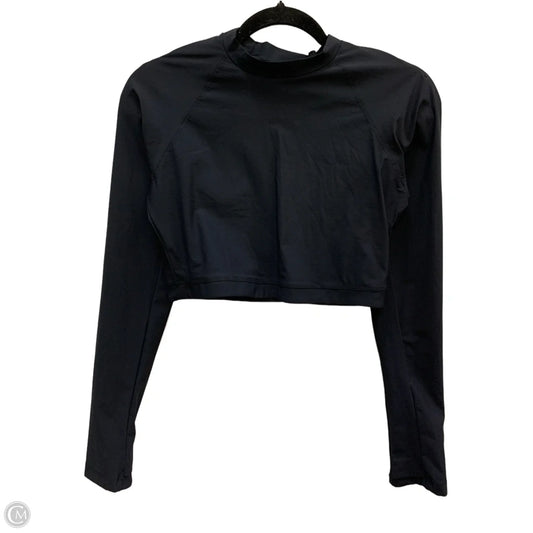 Athletic Top Long Sleeve Crewneck By Athleta In Black, Size: M