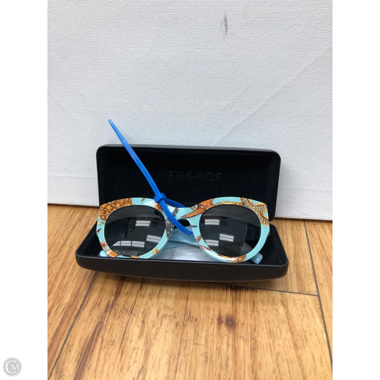 Sunglasses Luxury Designer By Versace, Size: