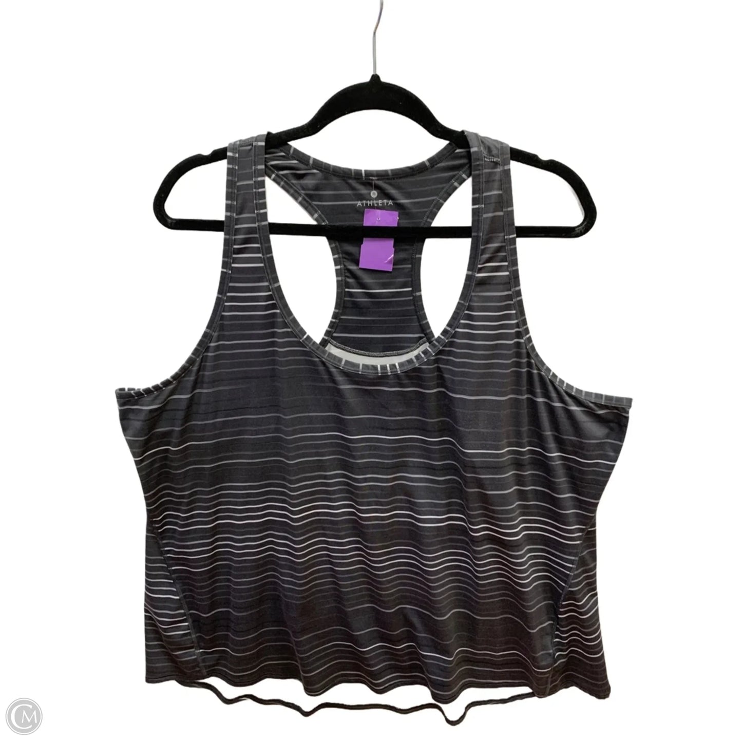 Athletic Tank Top By Athleta In Grey, Size: 2x