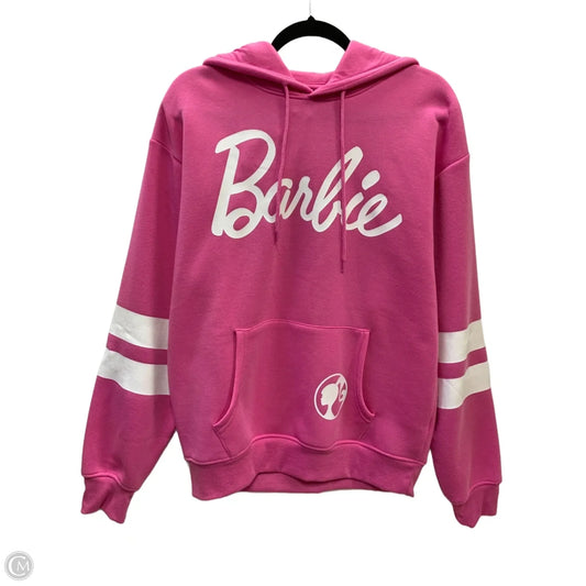 Sweatshirt Hoodie By Clothes Mentor In Pink, Size: L