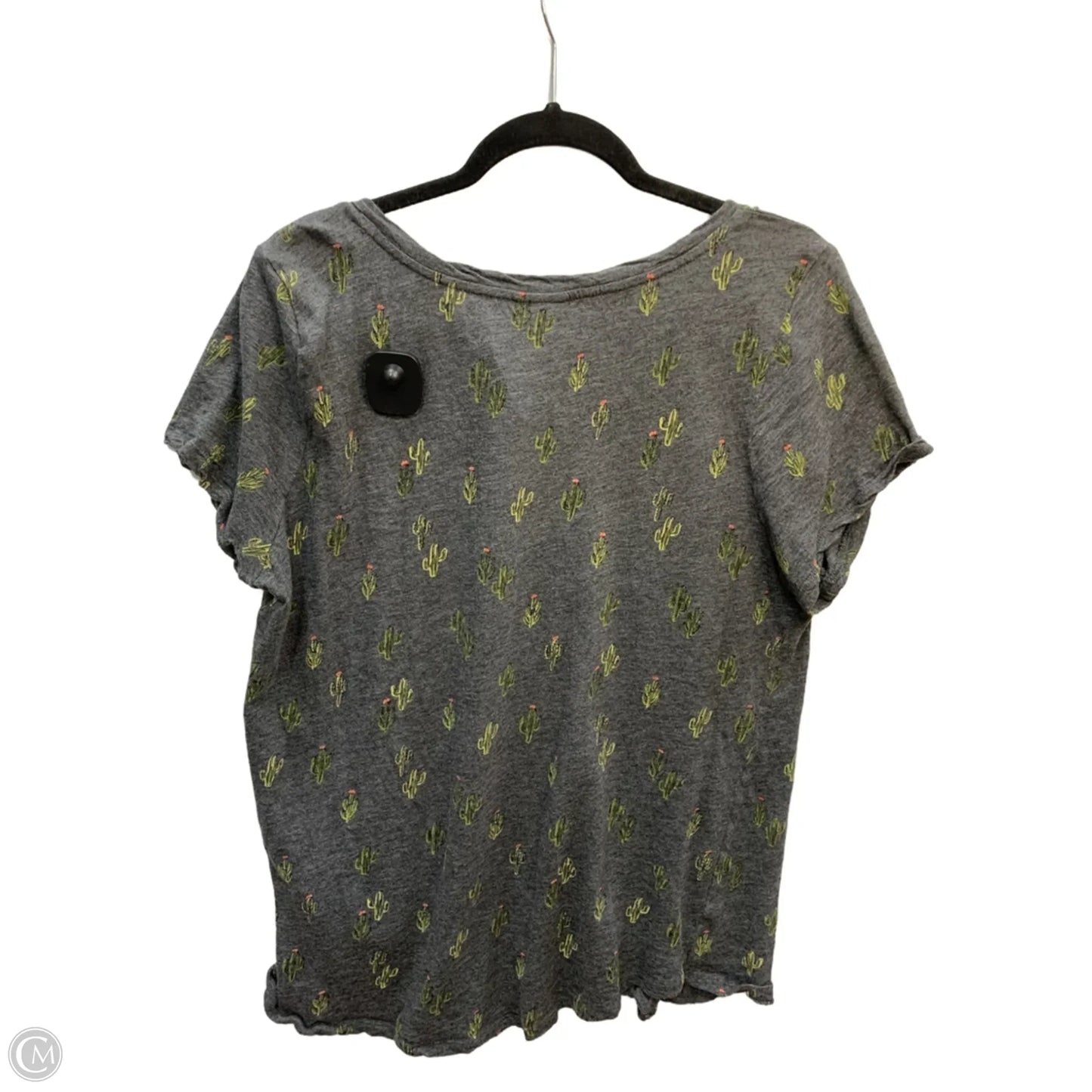 Top Short Sleeve By Torrid In Grey, Size: 1x