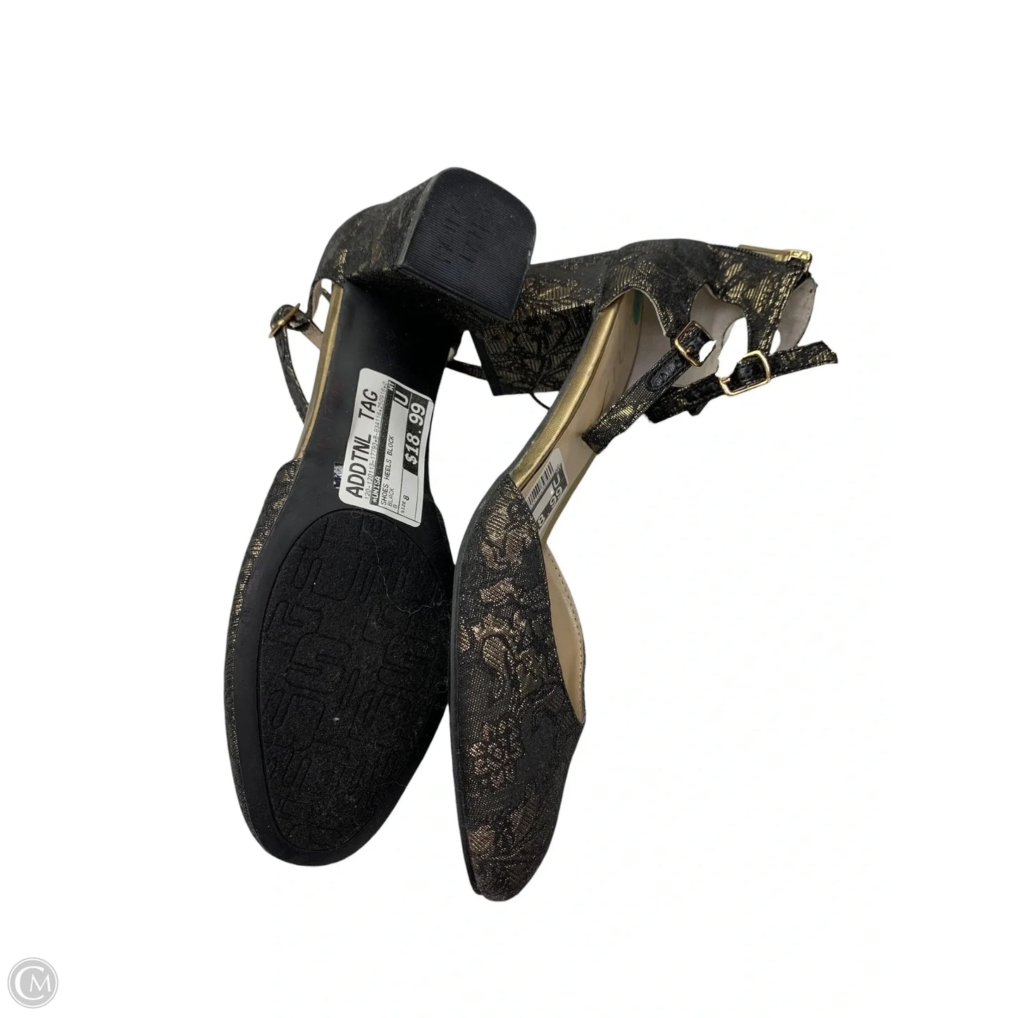 Shoes Heels Block By Unisa In Black, Size: 8