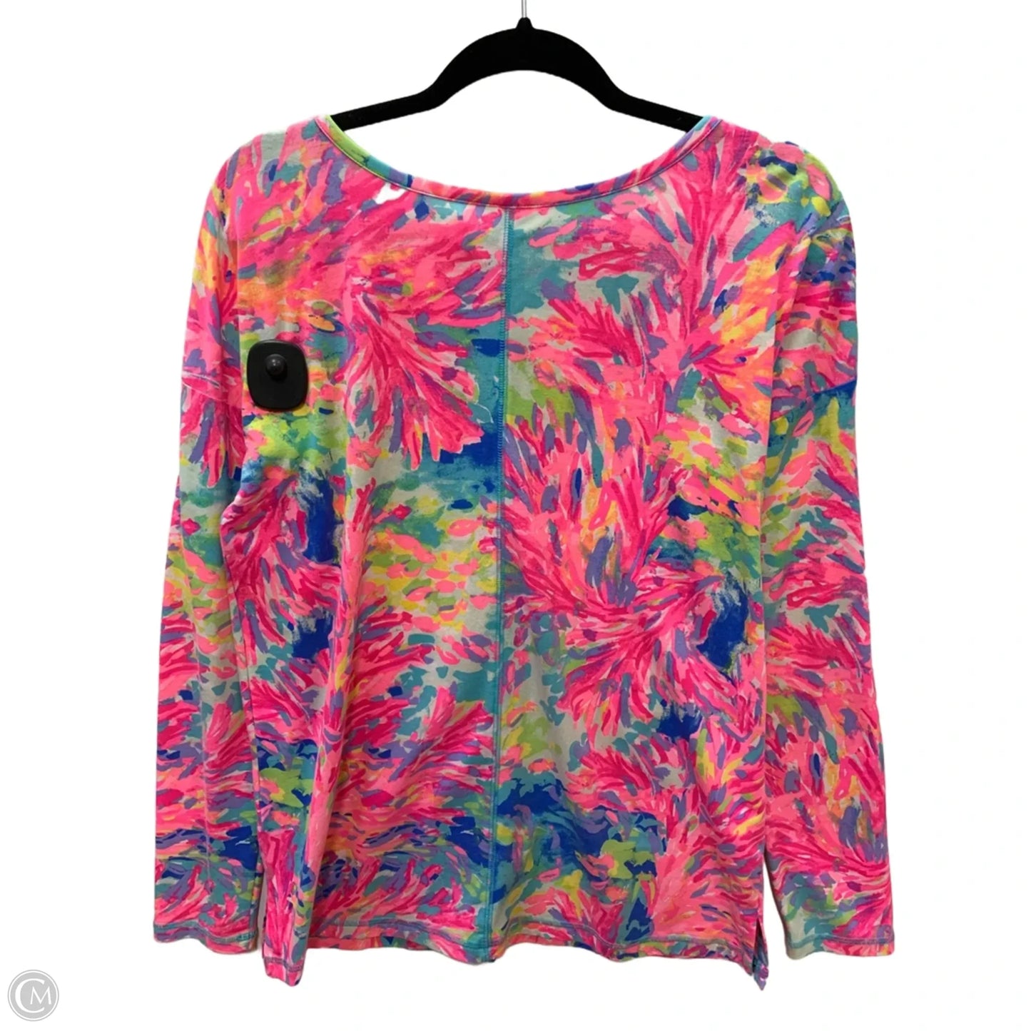 Top Long Sleeve Designer By Lilly Pulitzer In Pink, Size: S