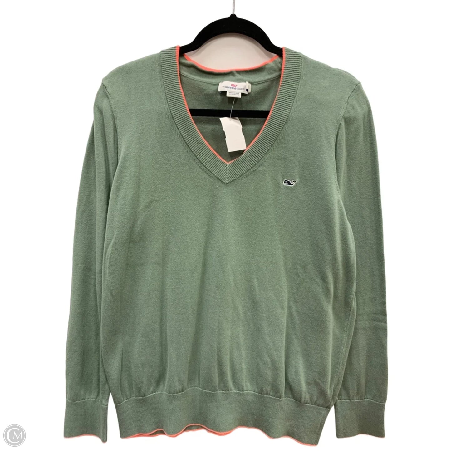 Sweater By Vineyard Vines In Green, Size: L