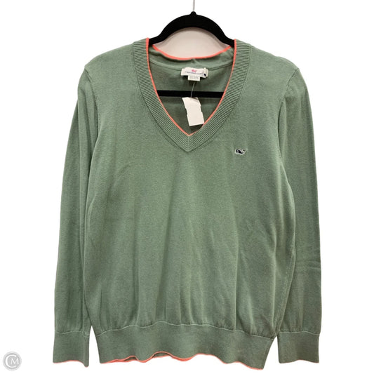 Sweater By Vineyard Vines In Green, Size: L