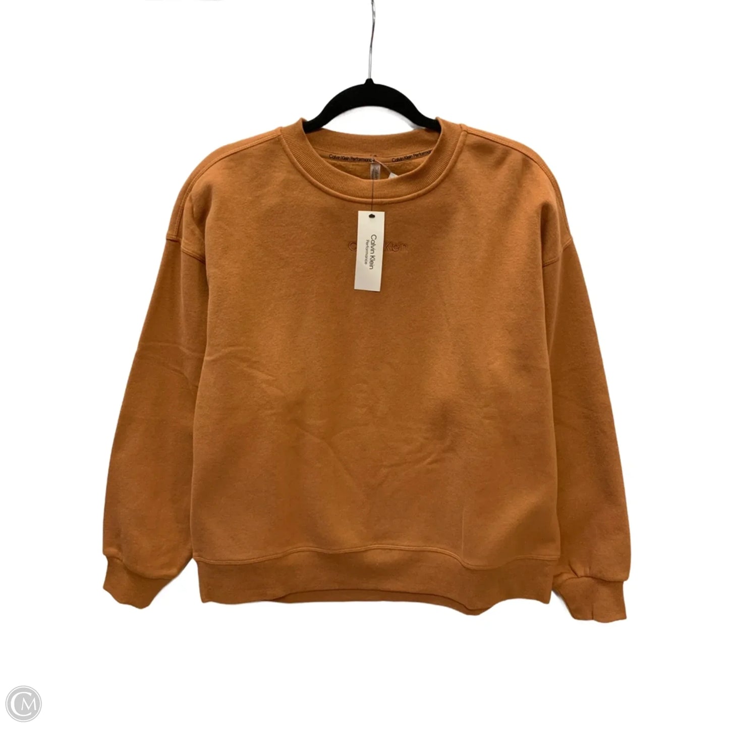 Sweatshirt Crewneck By Calvin Klein Performance In Orange, Size: Xs