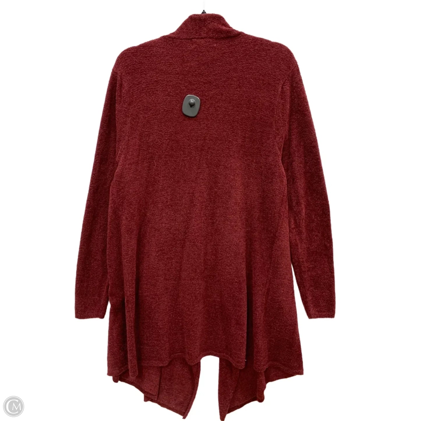 Sweater Cardigan By Zenana In Red, Size: Xl