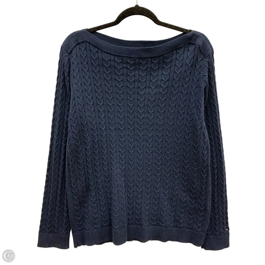 Sweater By Tommy Hilfiger In Navy, Size: L
