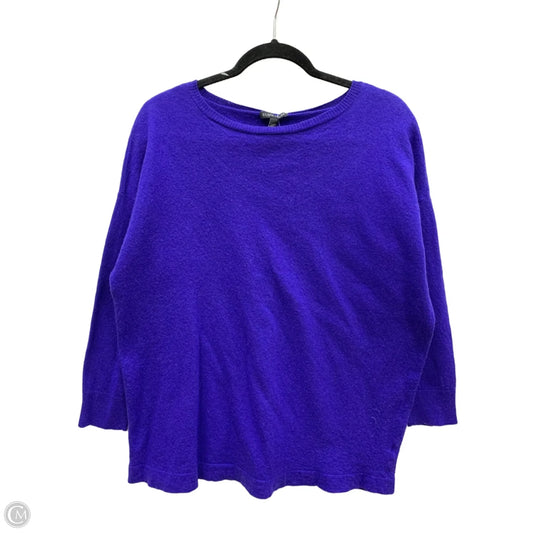 Sweater By Eileen Fisher In Blue, Size: L