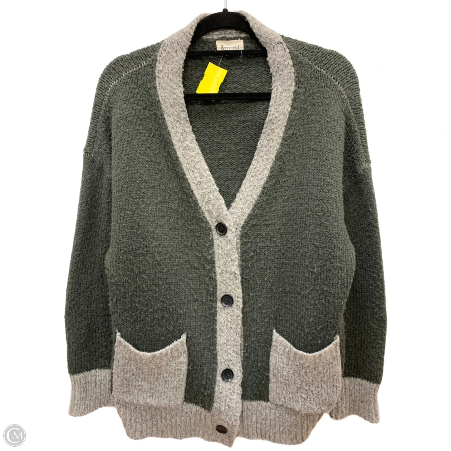 Sweater Cardigan By &merci In Grey, Size: M