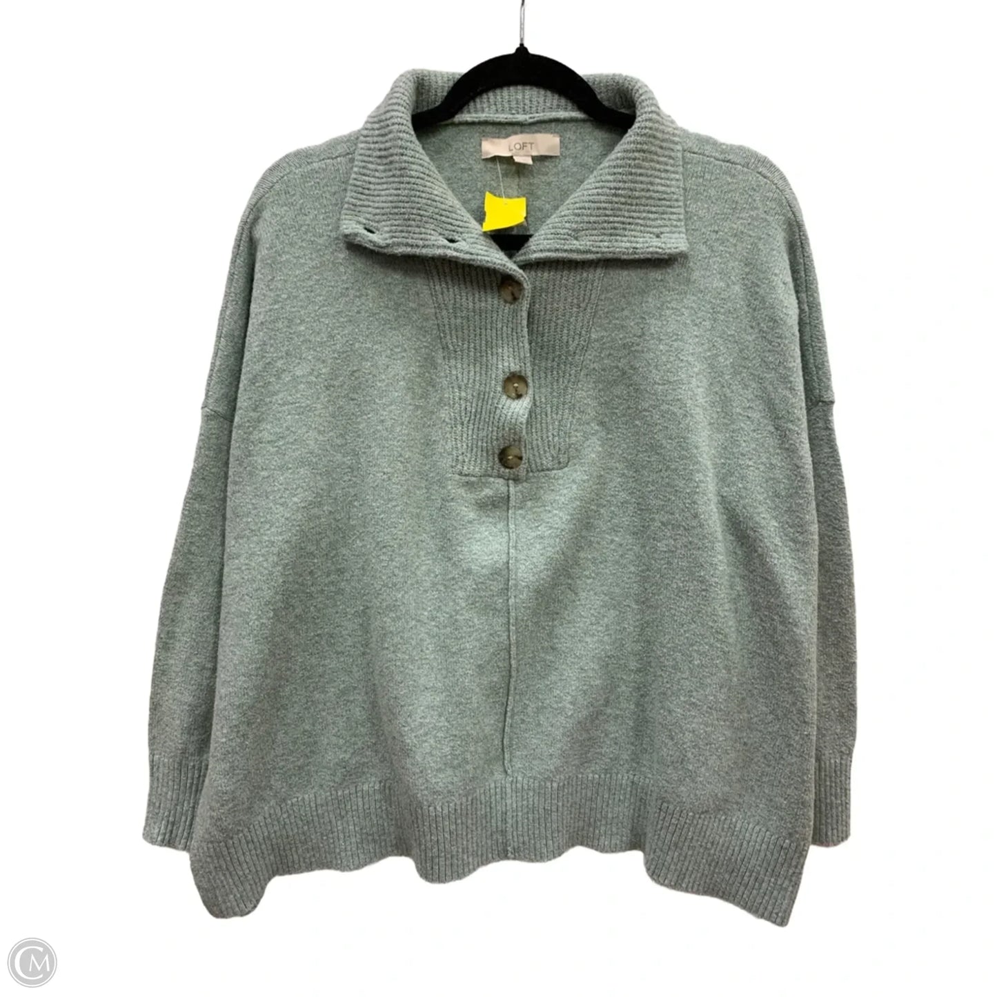Sweater By Loft In Teal, Size: M