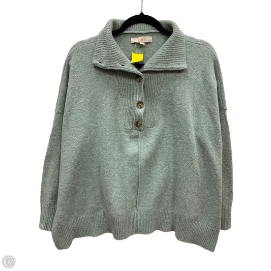 Sweater By Loft In Teal, Size: M