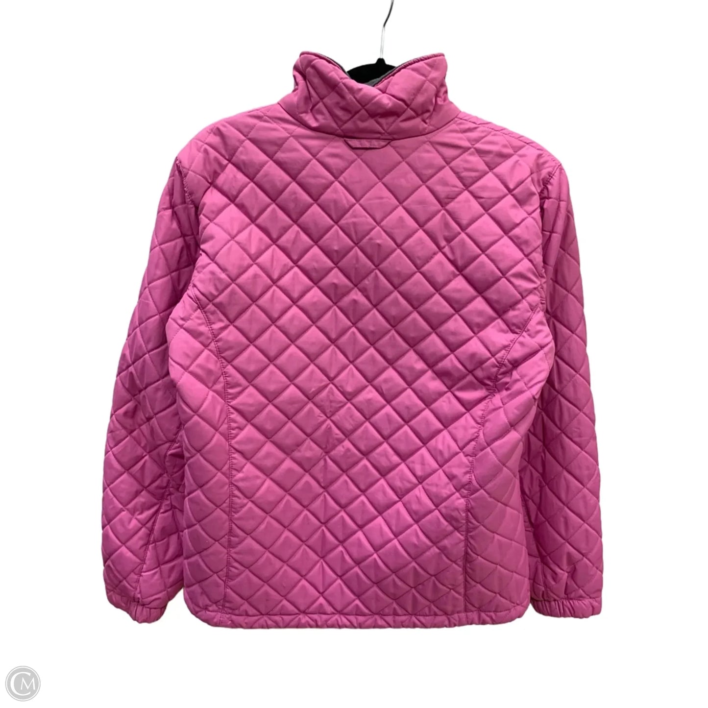 Coat Parka By Columbia In Pink & White, Size: M