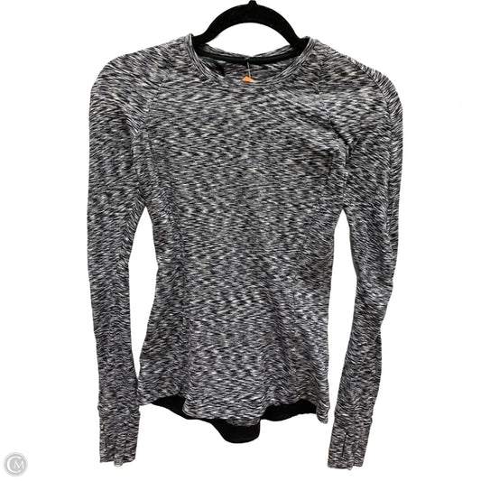 Athletic Top Long Sleeve Crewneck By Lululemon In Black, Size: 2