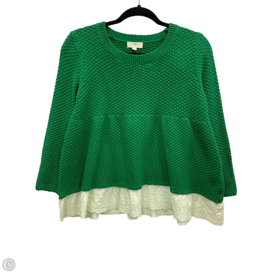 Sweater By Umgee In Green, Size: S