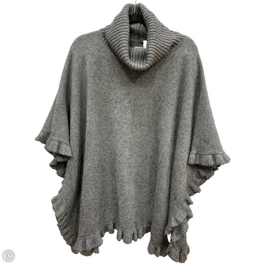 Poncho Designer By Ugg In Grey, Size: Osfm