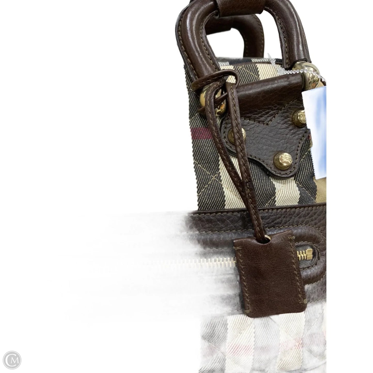 Tote Luxury Designer By Burberry, Size: Medium