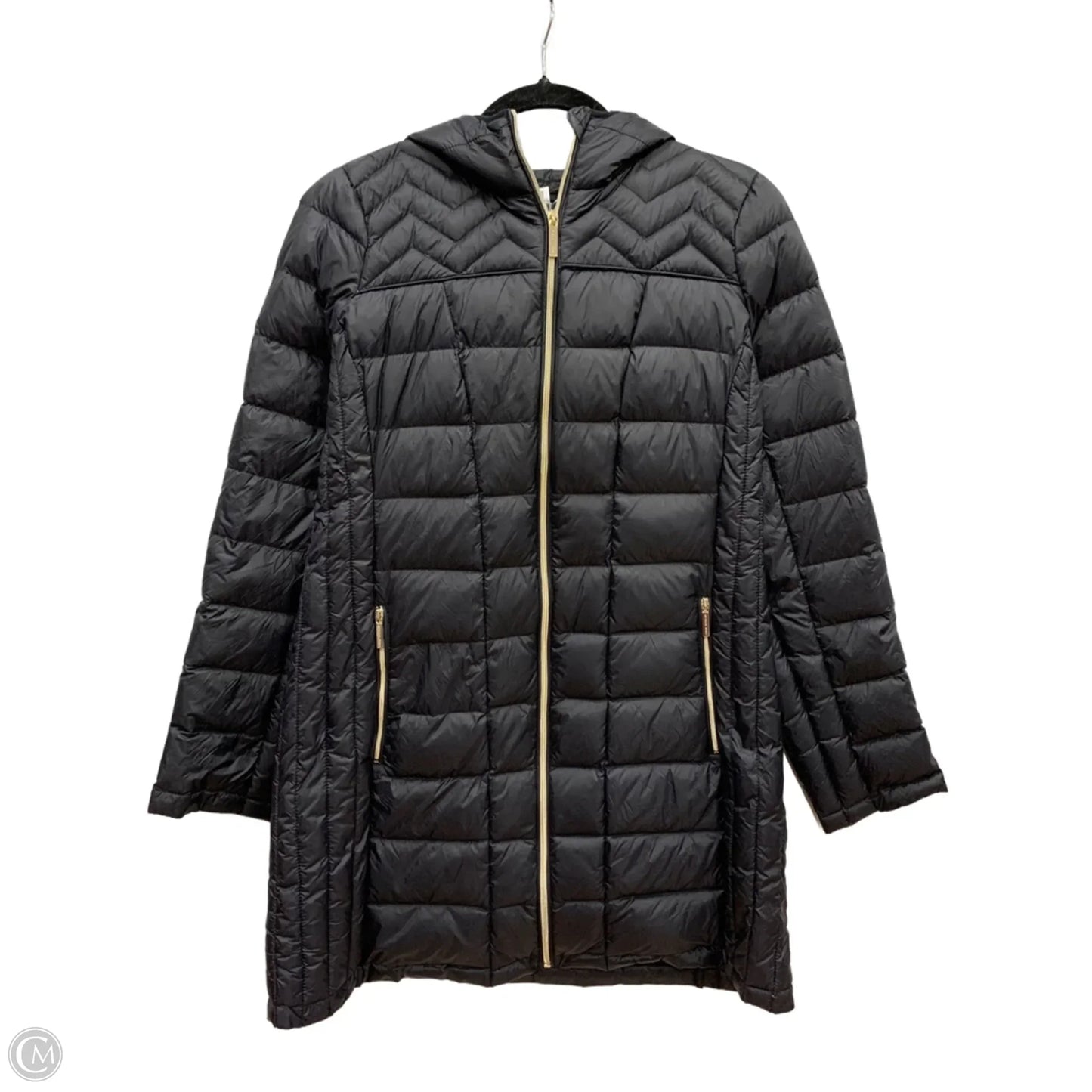 Jacket Puffer & Quilted By Michael By Michael Kors In Black, Size: S